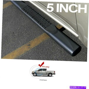 Nerf Bar tBbg04-21Y^C^N[5 "ȉ~`̃}bguNTChXebvi[to[jO{[h Fit 04-21 Nissan Titan Crew 5" Oval Matte Blk Side Step Nerf Bars Running Boards