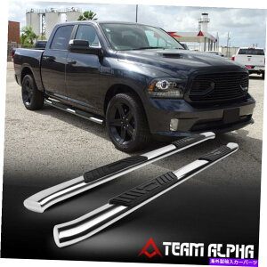 Nerf Bar tBbg2009-2020 RAM 1500/3500 [N[Lu]ȉ~`̘pȃN5 "lto[TChXebv Fits 2009-2020 Ram 1500/3500 [CREW CAB] Oval Curved Chrome 5" Nerf Bar Side Step