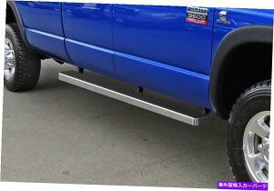 Nerf Bar iboardꂽX`[i[to[tBbg02-08_bW1500 2500 3500NAbhLu iBoard Polished Steel Nerf Bars Fit 02-08 Dodge Ram 1500 2500 3500 Quad Cab