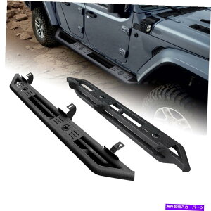 Nerf Bar 2007-2018̃W[vO[JK 4hAjO{[hTChXebvi[to[ For 2007-2018 Jeep Wrangler JK 4 Door Drop Running Boards Side Steps Nerf Bars