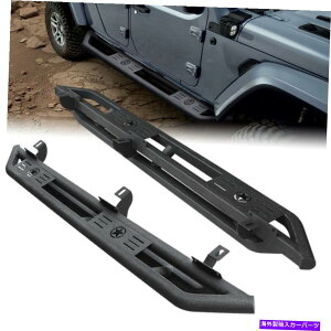 Nerf Bar 2007-2018̃bJ[XC_[i[to[TChXebvbNN[[W[vO[JK JKU Rocker Slider Nerf Bar Side Step Rock Crawler for 2007-2018 Jeep Wrangler JK JKU
