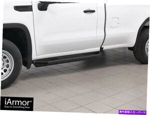 Nerf Bar It[hXNGA`[u6.5 "TChA[}[tBbg19-22Vo[hVGM[Lu OFF-ROAD Square Tube 6.5" Wide Side Armor Fit 19-22 Silverado Sierra Regular Cab