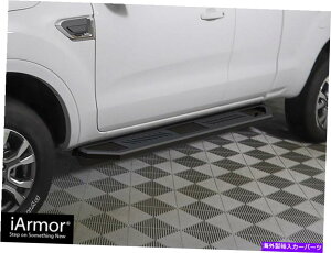 Nerf Bar IARMORIt[hTChXebvA[}[tBbg19-22tH[hW[X[p[Lu2DR iArmor Off-Road Side Steps Armor Fit 19-22 Ford Ranger Super Cab 2Dr