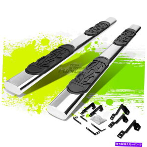 Nerf Bar 6 �V���o���[�h�V�G���N���[�L���u99-14�̂��߂̑ȉ~�`�̖����ꂽ�T�C�h�X�e�b�v�o�[�����j���O�{�[�h 6 Oval Polished Side Step Bar Running Board for Silverado Sierra Crew Cab 99-14�y���s�A���i�z