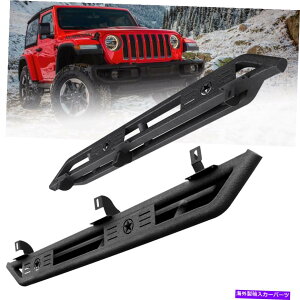 Nerf Bar 2007-2018̃jO{[hTChXebvW[vO[JK 4hAi[to[ Running Boards Side Steps for 2007-2018 Jeep Wrangler JK 4 Door Nerf Bars US