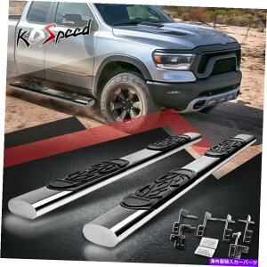 Nerf Bar 6 SS�ȉ~�`�̃`���[�u�����j���O�{�[�h�T�C�h�X�e�b�v19-20 RAM 1500�N�A�b�h/�G�N�X�e�u�p��nerf bar 6 SS OVAL Tube Running Board Side Step Nerf Bar for 19-20 Ram 1500 Quad/Ext Cab�y���s�A���i�z