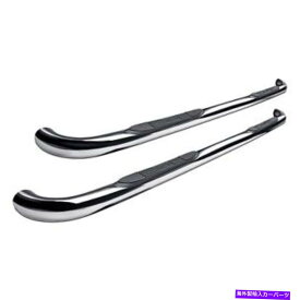 Nerf Bar ウェスティンEシリーズラウンドナーフバー3 "01-14シボレータホ用の磨かれたステンレス Westin E-Series Round Nerf Bars 3"Polished Stainless For 01-14 Chevrolet Tahoe