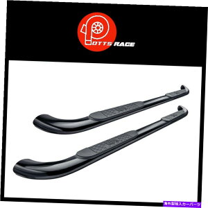 Nerf Bar EFXeBI[oi[to[4 "ubNpE_[R[eBOtBbg14-18VG1500v`i Westin Oval Nerf Bars 4"Black Powder Coated Fits 14-18 Sierra 1500 Platinum