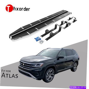 Nerf Bar eB\yiTChXebvtHNX[QVWAgX2018-2021jO{[hNERFo[ɓKĂ܂ Titopena Side Steps Fit for Volkswagen VW Atlas 2018-2021 Running Board Nerf Bar