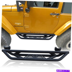 Nerf Bar TChXebvjO{[hmXbvtBbg07-18W[vO[JKJKU 2hA Side Step Running Board Non-Slip fit 07-18 Jeep Wrangler JK & JKU 2 Doors