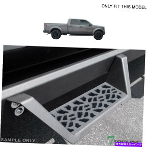 Nerf Bar 15-21 F150/17+ F250 SuperCrew 5 "ȉ~`̃TChXebvNERFo[-MatteBLK̃gbvC Topline For 15-21 F150/17+ F250 SuperCrew 5" Oval Side Step Nerf Bars -Matte Blk