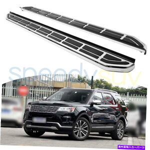 Nerf Bar Ford Explorer 2011-2019�����j���O�{�[�hNERF�o�[�̕č���S�X�`�[���T�C�h�X�e�b�v US Stock S-Steel Side Step for Ford Explorer 2011-2019 Running Board Nerf Bar�y���s�A���i�z