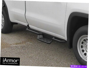Nerf Bar IARMORIt[hhbvXebvA[}[tBbg19-22Vo[hVGM[Lu iArmor Off-Road Drop Steps Armor Fit 19-22 Silverado Sierra Regular Cab