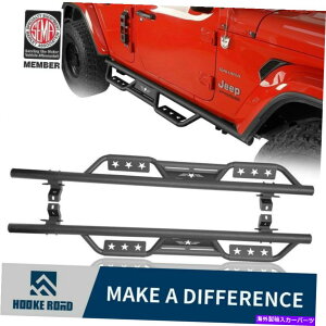 Nerf Bar tbN[hjO{[hTChXebvi[to[tBbg18-22W[vO[JLi4hAj Hooke Road Running Board Side Step Nerf Bars Fit 18-22 Jeep Wrangler JL (4 Door)