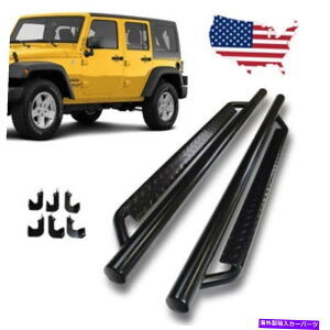 Nerf Bar tBbgW[vO[jk4hA07-18TChXebvjO{[hnerfo[sbNAbvsbNAbv Fit Jeep Wrangler JK 4 Door 07-18 Side Step Running Boards Nerf Bar Pickup US