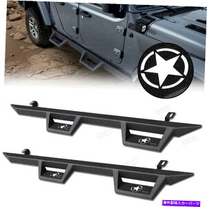 Nerf Bar TChXebvpbh2007-2018̃{[hnerfo[sĂW[vO[JK 4hA Side Steps Pads Running Boards Nerf Bars For 2007-2018 Jeep Wrangler JK 4 Door