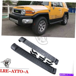 Nerf Bar FJN[U[2007-2016TChXebvjO{[hNERFo[veN^[K[hɓK Fits for FJ Cruiser 2007-2016 Side Step Running Board Nerf Bar Protector Guards