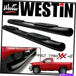 Nerf Bar Westin Pro Traxx 4 Oval Nerf Step Bars 2007-2014 Chevy Silverado���M�����[�L���u Westin Pro Traxx 4 Oval Nerf Step Bars 2007-2014 Chevy Silverado Regular Cab�y���s�A���i�z