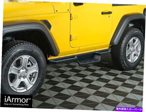 Nerf Bar IARMOR�I�t���[�h�h���b�v�X�e�b�v�A�[�}�[�t�B�b�g18-22�W�[�v�����O���[JL 2DR iArmor Off-Road Drop Steps Armor Fit 18-22 Jeep Wrangler JL 2Dr�y���s�A���i�z