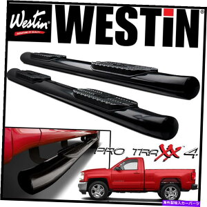 Nerf Bar Westin Pro Traxx 4 Oval Nerf Step Bars 2014-2018 Chevy Silverado���M�����[�L���u Westin Pro Traxx 4 Oval Nerf Step Bars 2014-2018 Chevy Silverado Regular Cab�y���s�A���i�z
