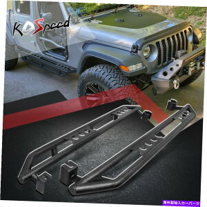 Nerf Bar 7 "wjO{[hTChXebv18-19p̃W[vO[JL 4DR UNLIMITEDp 7" W Running Board Side Step Nerf Bar for 18-19 Jeep Wrangler JL 4Dr Unlimited