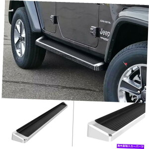 Nerf Bar v~A6 "iboardTChXebvtBbg18-22W[vO[JL 4DR Premium 6" iBoard Side Steps Fit 18-22 Jeep Wrangler JL 4Dr