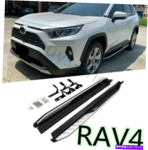 Nerf Bar g^RAV4ɓKA~jE2019-2022jO{[hTChXebvNERFo[2PCS aluminium fit FOR Toyota RAV4 2019-2022 running board side step Nerf bar 2PCS