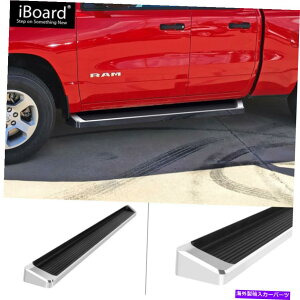 Nerf Bar �v���~�A��6 "IBOARD�T�C�h�X�e�b�v�t�B�b�g19-22�_�b�W����1500�N�A�b�h�L���u Premium 6" iBoard Side Steps Fit 19-22 Dodge Ram 1500 Quad Cab