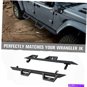 Nerf Bar 07-18tBbgW[vO[JK 4 drs blkhbvTChXebvjO{[hnerfo[ 07-18 Fit Jeep Wrangler JK 4 Drs Blk Drop Side Steps Running Boards Nerf Bars