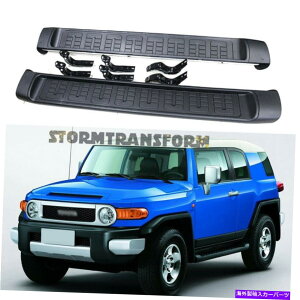 Nerf Bar g^FJN[U[2007-2014jO{[hNERF BARyA̕č݌ɃTChXebv US Stock Side Step for Toyota FJ cruiser 2007-2014 Running Board Nerf Bar Pair