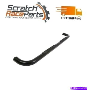 Nerf Bar Dee Zee 3 "Lu̒ubNEhTChXebvDZ37204115-18V{[ / GMCɓK܂ Dee Zee 3"Cab Length Black Round Side Steps DZ372041 Fits 15-18 Chevrolet / GMC