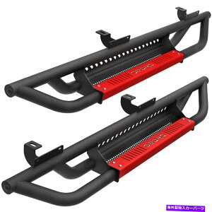 Nerf Bar 07-18̃I[hjO{[hW[vO[jk2hAubNi[to[TChXebv OEDRO Running Boards for 07-18 Jeep Wrangler JK 2 Door Black Nerf Bar Side Steps