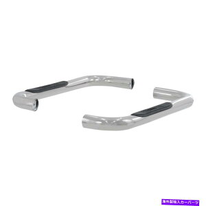 Nerf Bar 1987N2006ÑW[vO[̉r3C`XeX|nerfo[̃TChXebv Aries 3in Round Stainless Steel Nerf Bars Side Steps for 1987-2006 Jeep Wrangler