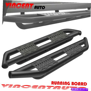 Nerf Bar BX FIT 2022�g���^�c���h���N���[�}�b�N�X�����j���O�{�[�h�T�C�h�X�e�b�v�l���t�o�[�u���b�N BX Fit 2022 Toyota Tundra Crew Max Running Board Side Step Nerf Bar Black�y���s�A���i�z