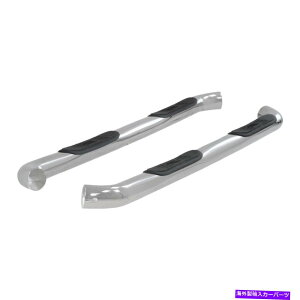 Nerf Bar 2007N2018ÑVo[hVG_uLû߂̉r3C`XeXi[to[ Aries 3in Stainless Nerf Bars for 2007-2018 Silverado Sierra Double Cab