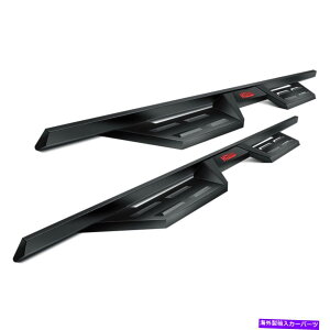 Nerf Bar W[vO[jk 18 apg dshbv_EX^CubNgy]Chi[to[ For Jeep Wrangler JK 18 APG DS Drop Down Style Black Trapezoid Nerf Bars