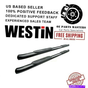 Nerf Bar EFXeB4 "07-18O[vgbNXI[oi[to[pubNpE_[R[eBOX`[ Westin 4"Black Powder Coated Steel For 07-18 Wrangler PRO TRAXX Oval Nerf Bars