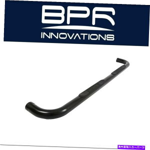 Nerf Bar 15-18V{[ / GMC 3 "Lu̒ubNEhTChXebṽfB[W[-DZ372031 Dee Zee For 15-18 Chevrolet / GMC 3"Cab Length Black Round Side Steps - DZ372031