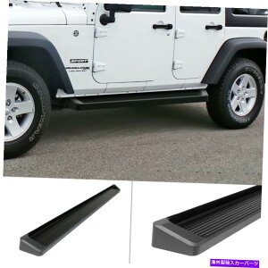 Nerf Bar v~A6 "ubNiboardTChXebvtBbg07-18W[vO[JK4dr Premium 6" Black iBoard Side Steps Fit 07-18 Jeep Wrangler JK 4Dr