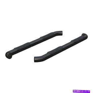 Nerf Bar r3C`EhZ~OXubNi[to[TChXebv214051 Aries 3 inch Round Semi Gloss Black Nerf Bars Side Steps 214051