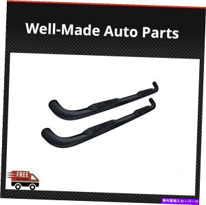 Nerf Bar PROMAXX AUTOMOTIVE FITS 07-17 JEEP WRANGLER BLACK NERF BARS 4DRS 3 '' WTW ProMaxx Automotive Fits 07-17 Jeep Wrangler Black Round Nerf Bars 4DRS 3'' WTW