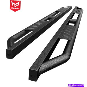Nerf Bar 18-22�����O���[JL 4�h�A�e�N�X�`���u���b�N�i�[�t�o�[�̃}�b�N�X���C�g�T�C�h�A�[�}�[ MaxMate Side Armor for 18-22 Wrangler JL 4 Door Textured Black Nerf Bars�y���s�A���i�z