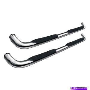 Nerf Bar g^nC_[2014-2019@K[hIt[h3 "ꂽۂTChXebv For Toyota Highlander 2014-2019 Vanguard Off-Road 3" Polished Round Side Steps