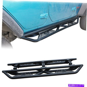 Nerf Bar vijay 2018-2021̃{[hTChXebvnerfo[W[vO[JLi4hAj Vijay Running Board Side Step Nerf Bars For 2018-2021 Jeep Wrangler JL (4 Doors)