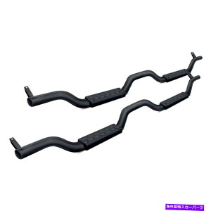 Nerf Bar W[vO[JK 2018p[W26628 2 "XCubNEhTChXebv For Jeep Wrangler JK 2018 Rampage 26628 2" Slimline Black Round Side Steps