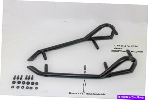 Nerf Bar �l���t�o�[���b�N�X���C�_�[���b�N�K�[�h�c���[�L�b�J�[�u���b�N2014-21�|�����XRZR 1000 900 nerf bars rock sliders rock guard tree kicker Black 2014-21 Polaris RZR 1000 900�y���s�A���i�z