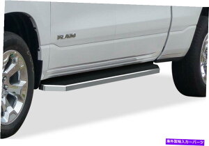 Nerf Bar 6C`̃TChXebvi[to[tBbg19-22_bW1500N[Lu Polished 6" iBoard Side Step Nerf Bar Fit 19-22 Dodge Ram 1500 Crew Cab
