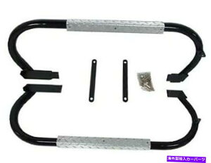 Nerf Bar NuJ[p̃WFCÑtgLbgnerfo[̃KX/GNgbNStJ[g - tBbg Jake's Lift Kits Nerf Bars for Club Car Precedent Gas/Electric Golf Cart - Fits