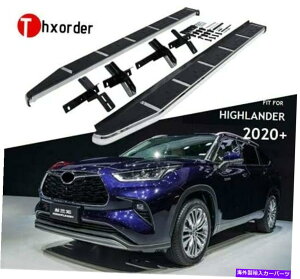 Nerf Bar g^nC_[UX70 2020 2021 2022TChXebvnerf barɓKĂ郉jO{[h Running Board Fit for Toyota Highlander UX70 2020 2021 2022 Side Steps Nerf Bar