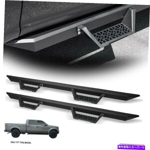 Nerf Bar 15-21 F150/17-21 F250/F350 SuperCrew 5 "ȉ~`̃}bgubNTChXebvi[to[ For 15-21 F150/17-21 F250/F350 SuperCrew 5" Oval Matte Black Side Step Nerf Bars